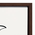 Sylvie Botanical Sketch Print No 2 Framed Canvas by The Creative Bunch Studio