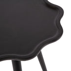 Alezar Scallop Wood Side Table