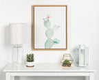 Sylvie Prickly Pear Framed Canvas by Simon Te Tai
