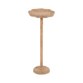 Alezar Scallop Wood Drink Table
