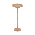 Alezar Scallop Wood Drink Table