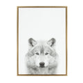 Sylvie Wolf Framed Canvas by Simon Te Tai
