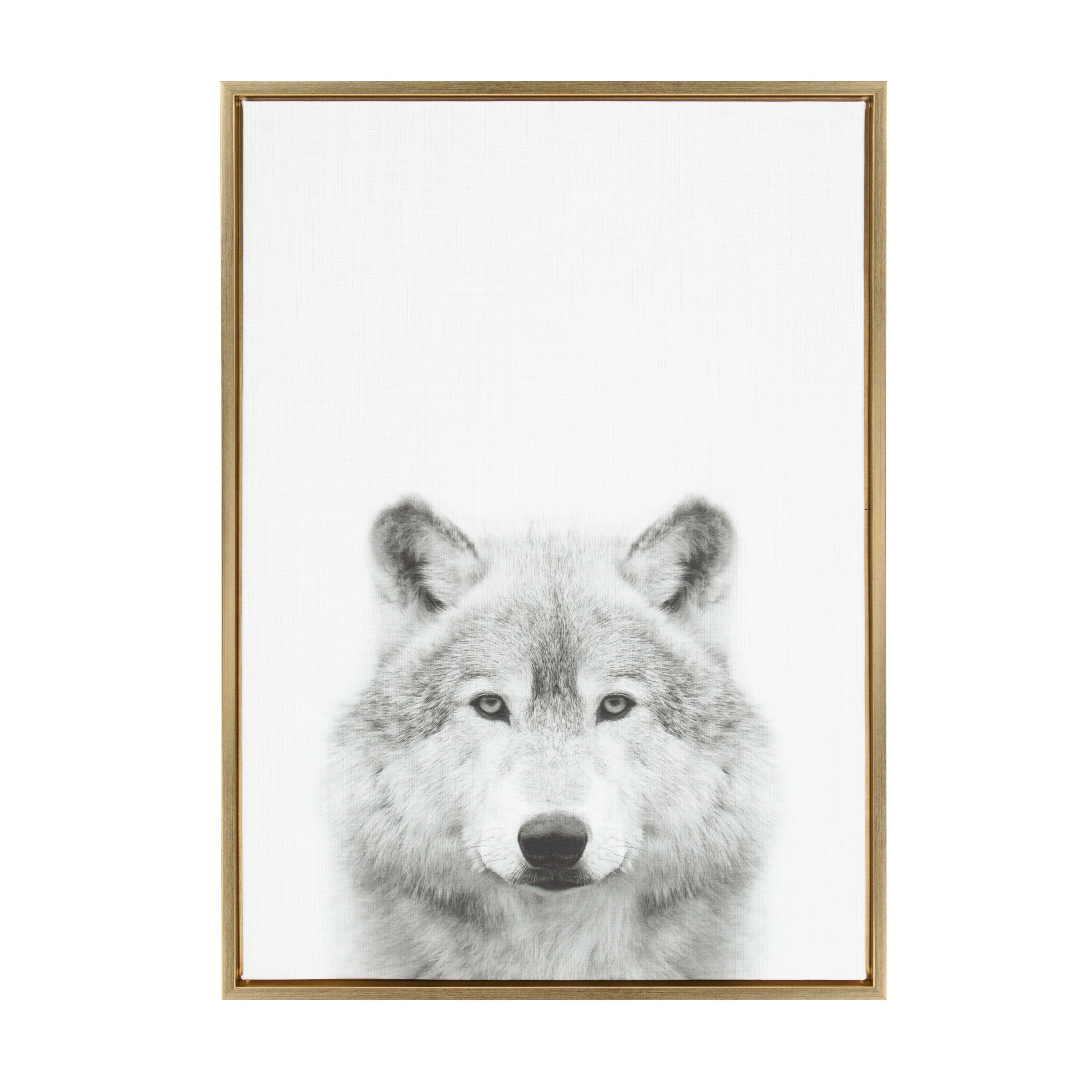 Sylvie Wolf Framed Canvas by Simon Te Tai