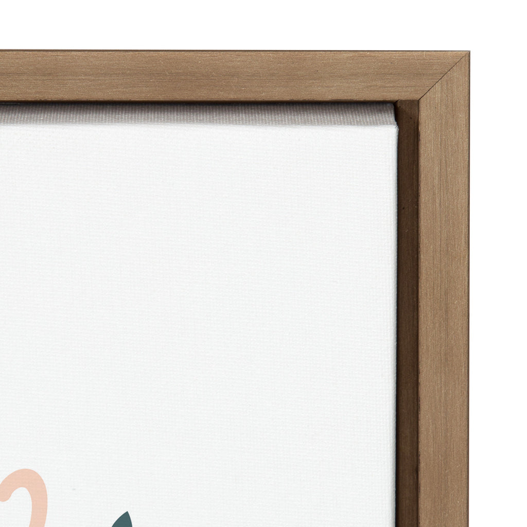 Sylvie Being Kind is Kinda Magical v2 Framed Canvas by Yellow Heart Art