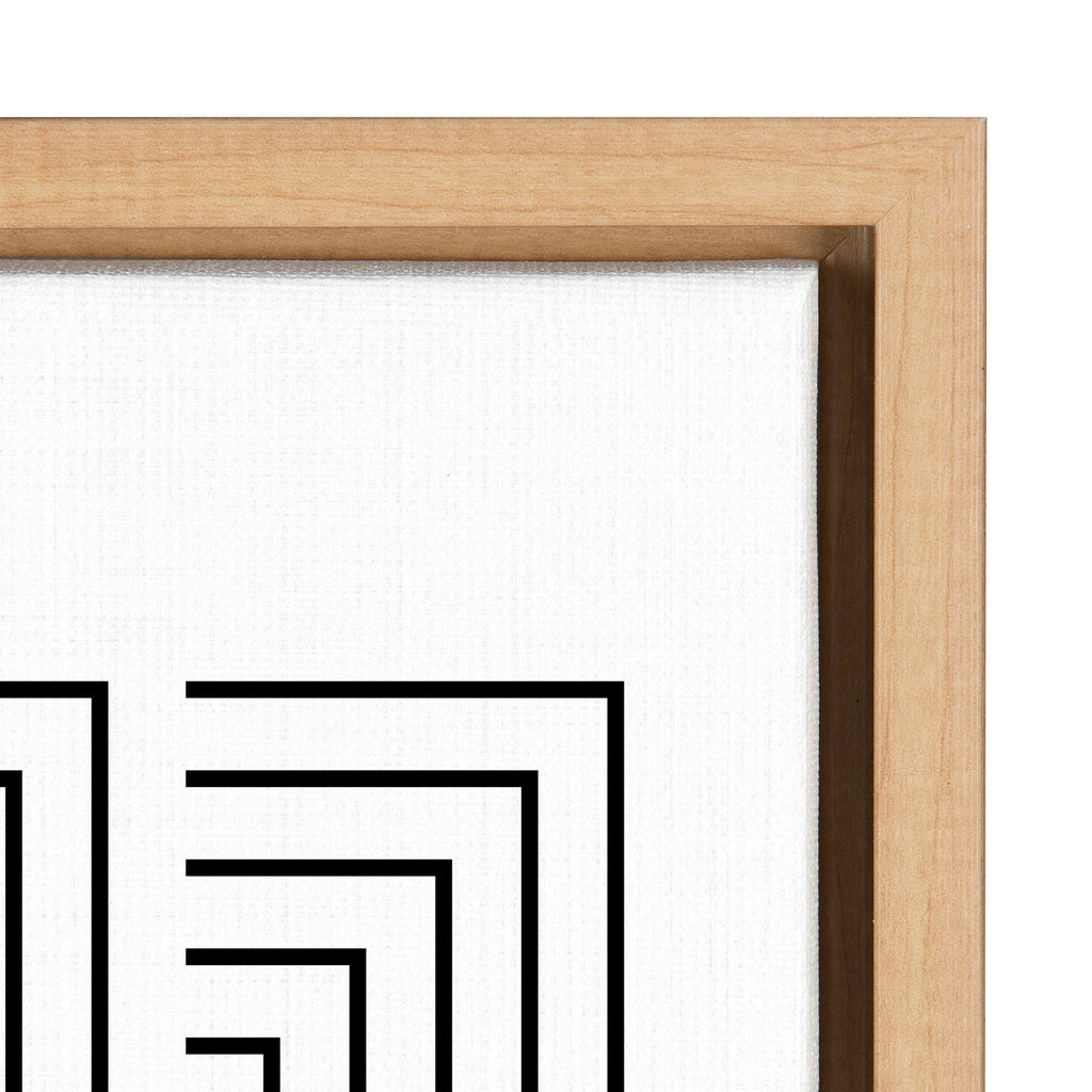 Sylvie Corners Framed Canvas by Apricot and Birch