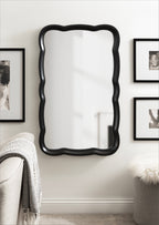 Hatherleigh Scallop Wood Wall Mirror