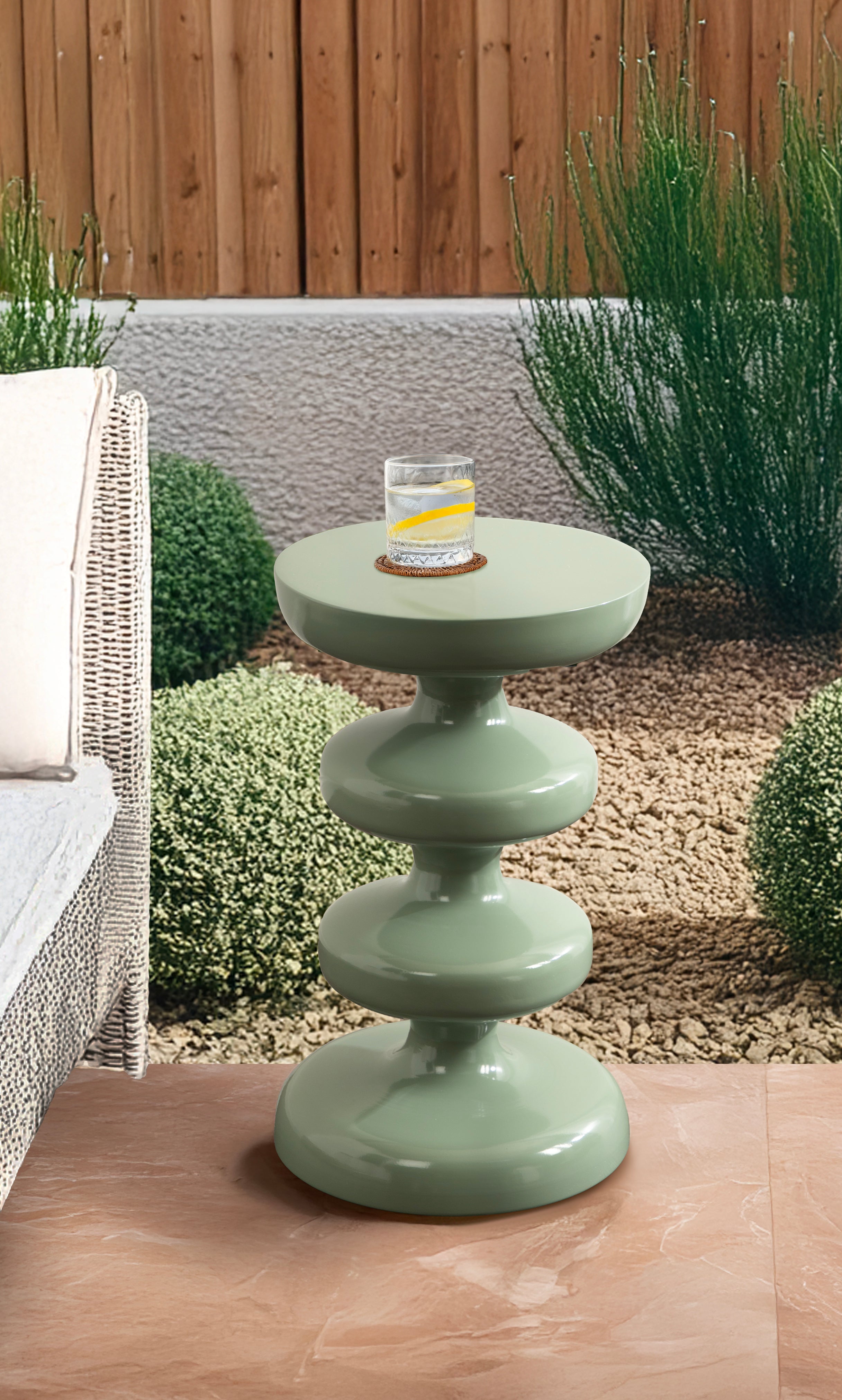 Fondi Metal Side Table