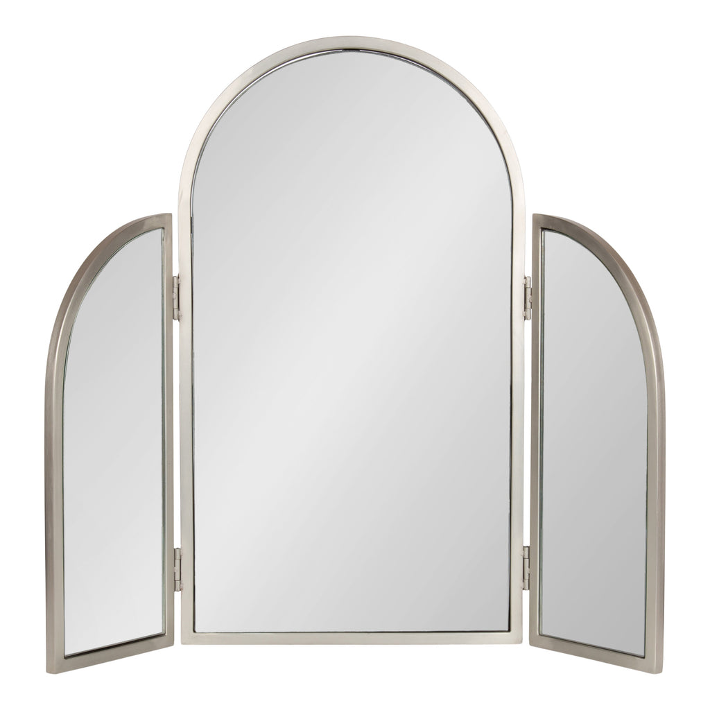 Amoli Tri-Fold Arch Metal Mirror