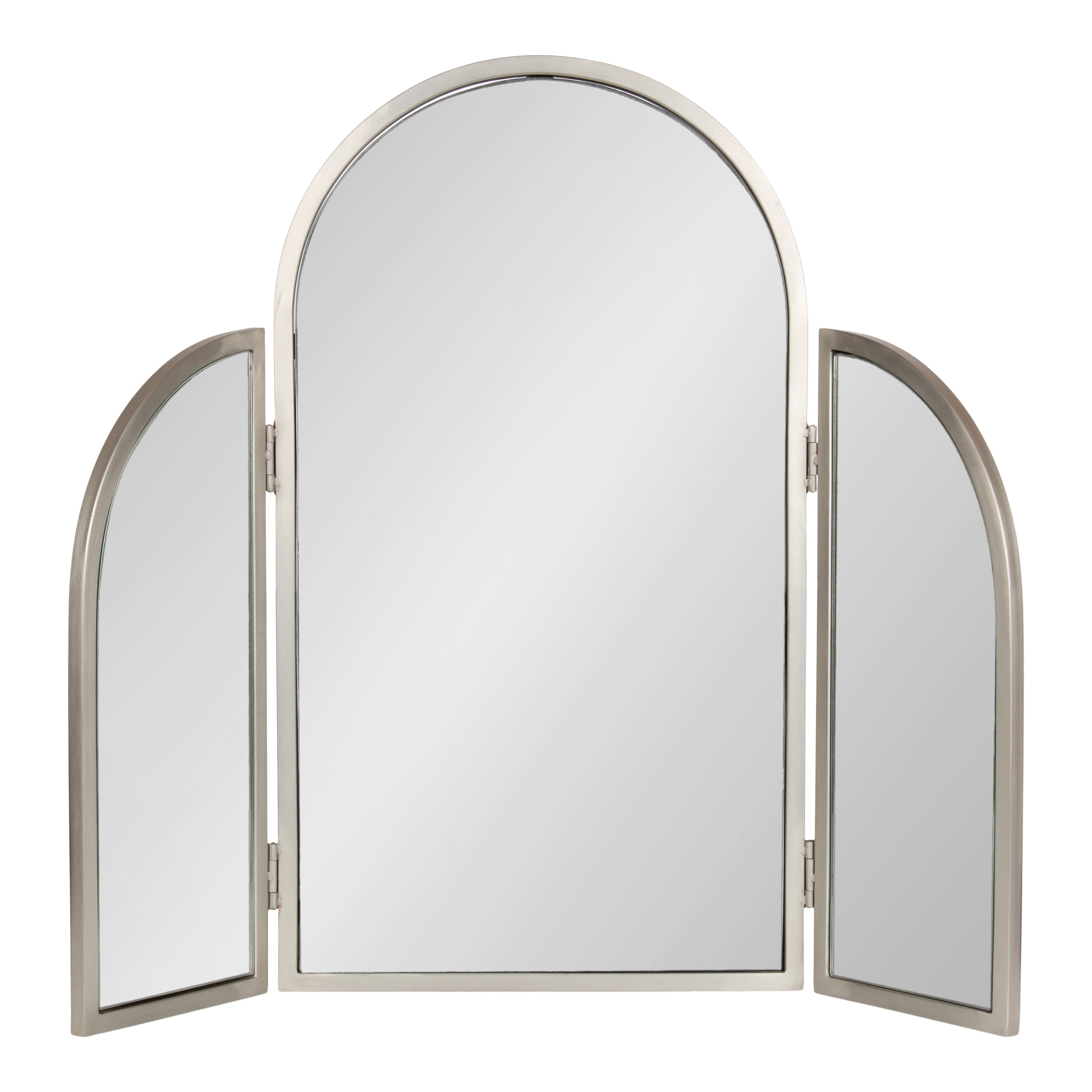 Amoli Tri-Fold Arch Metal Mirror