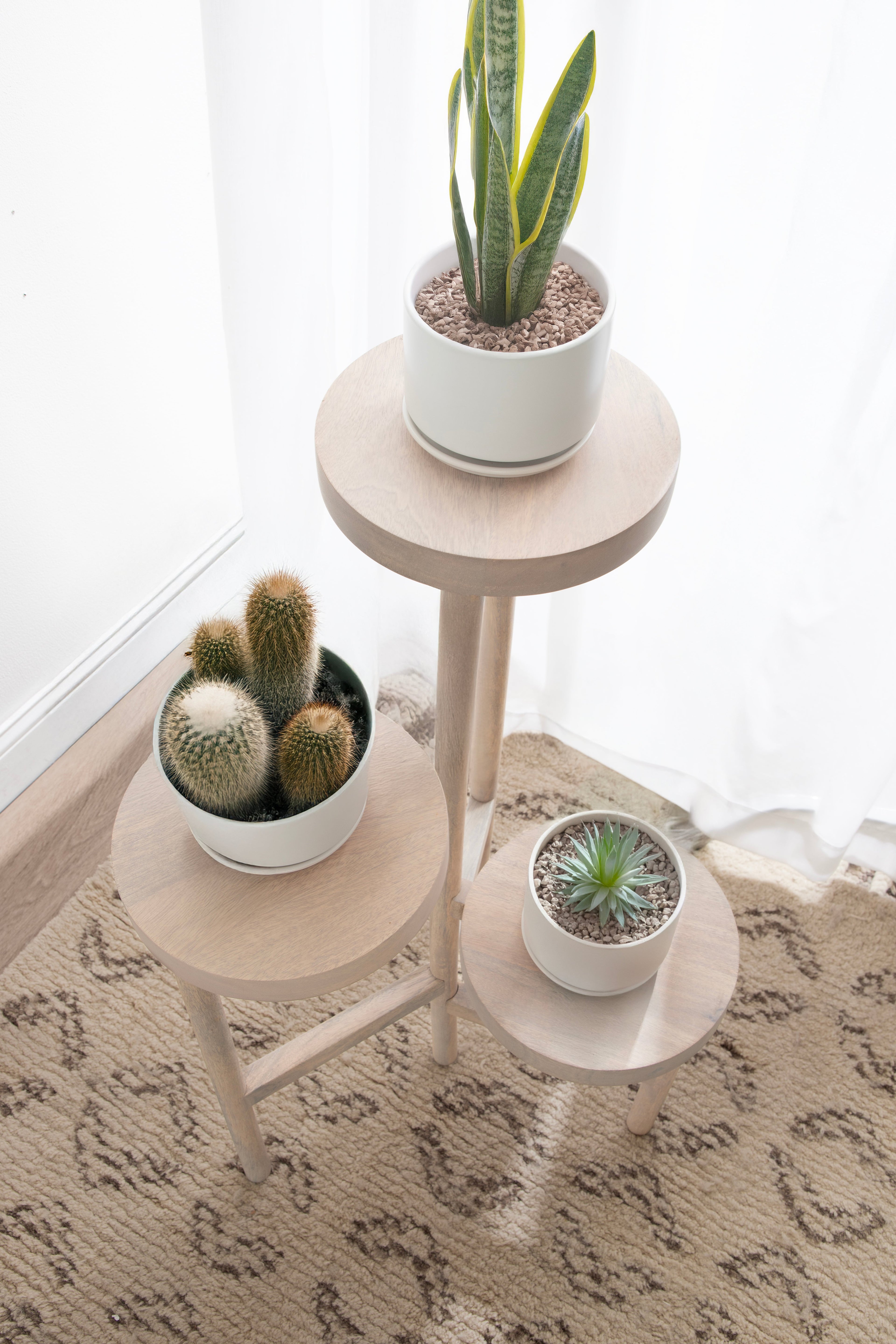 Fitley Wooden Plant Stand