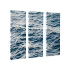 Coastal Ocean Waves Canvas Wall Art Set by The Creative Bunch Studio