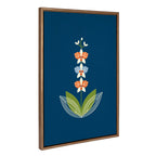 Sylvie Orchid Framed Canvas by Amber Leaders Designs