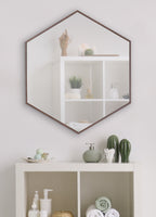 Rhodes Framed Hexagon Wall Mirror