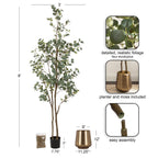 Eudora Faux Eucalyptus Tree