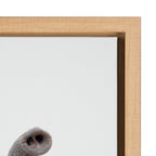 Sylvie Young Elephant Framed Canvas by Amy Peterson
