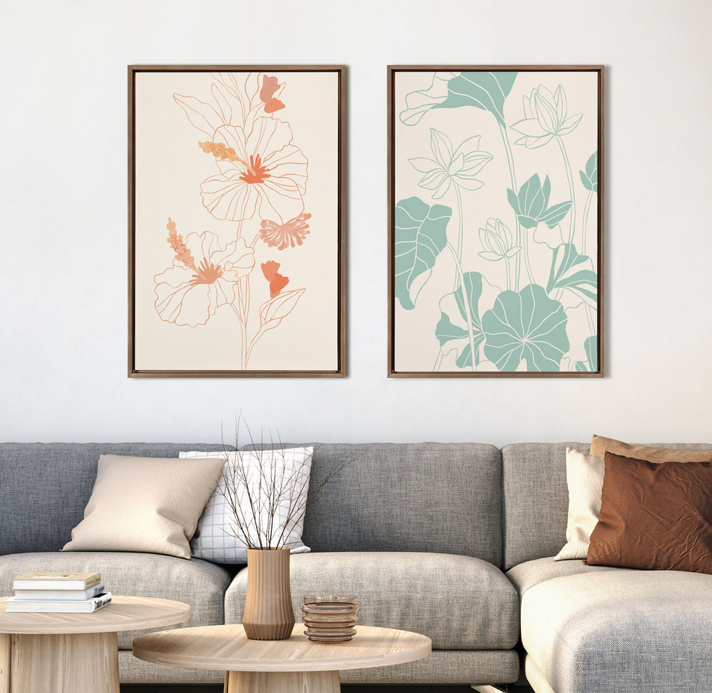 Sylvie Hilo Framed Canvas by Kasey Free