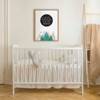 Sylvie Move Mountains Framed Canvas by Rachel Lee of My Dream Wall