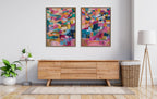 Sylvie Applause Framed Canvas Set by Leah Nadeau