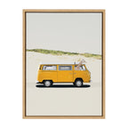 Sylvie Giraffe Adventure Framed Canvas by July Art Prints