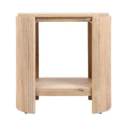 Cakora Capsule Wood Side Table