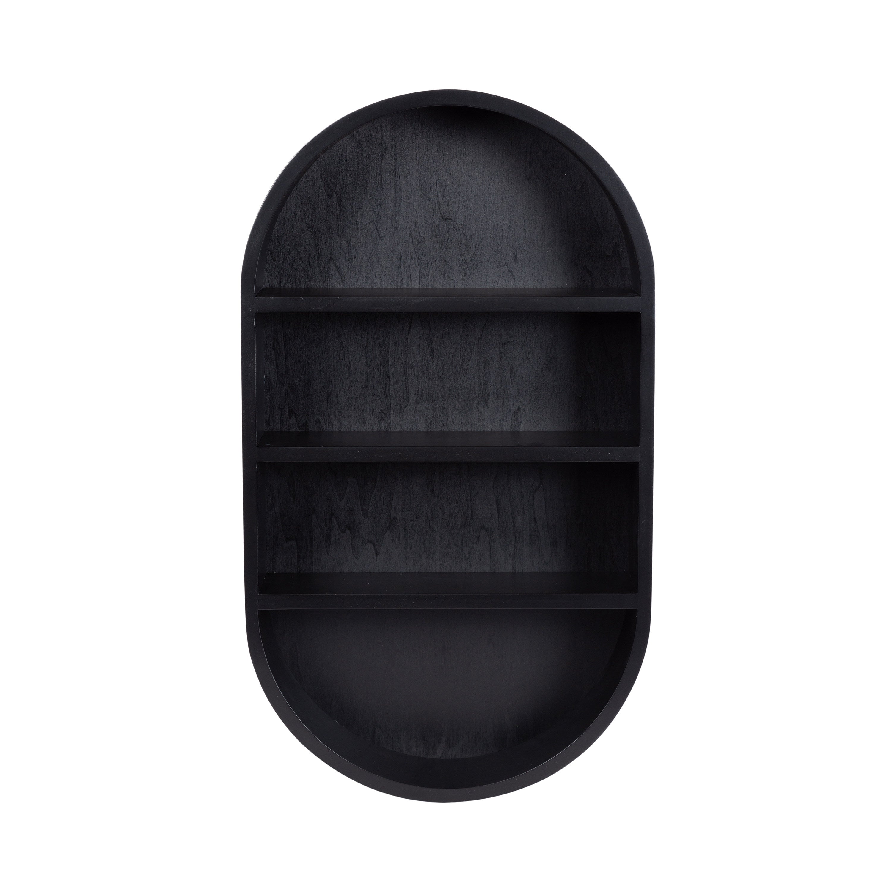 Hutton Wood Capsule Wall Shelf