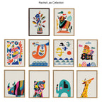 Sylvie Cow Framed Canvas by Rachel Lee of My Dream Wall