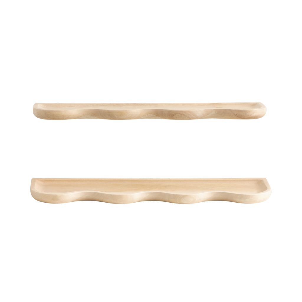 Alezar Wood Shelf Set