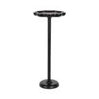 Alezar Scallop Wood Drink Table