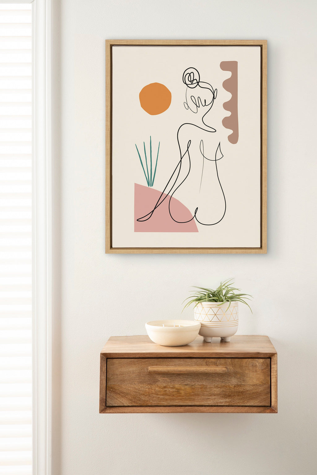 Sylvie Sunset Framed Canvas by Rachel Lee of My Dream Wall