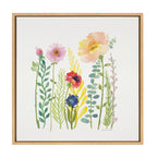 Sylvie Flowers and Ferns Framed Canvas by Patricia Shaw