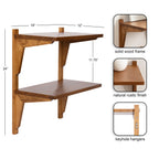 Meridien Wood Wall Shelf