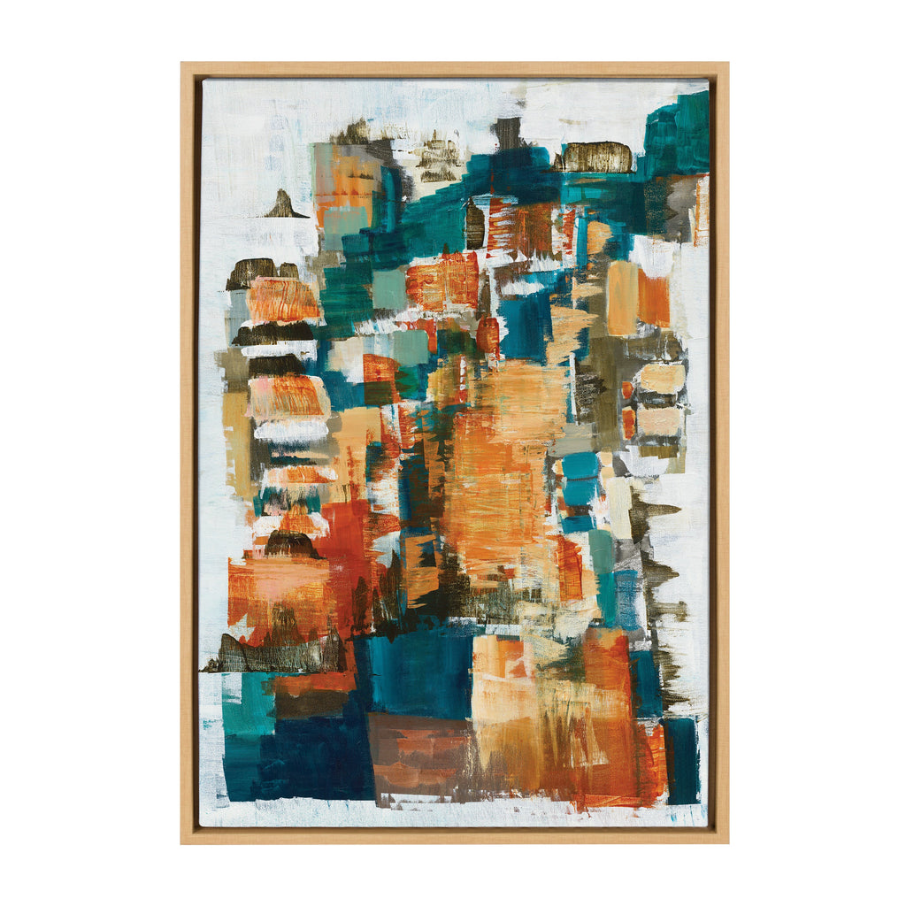 Sylvie Meteora Framed Canvas by Leah Nadeau