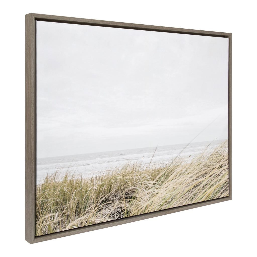 Sylvie East Beach Framed Canvas by Amy Peterson Art Studio