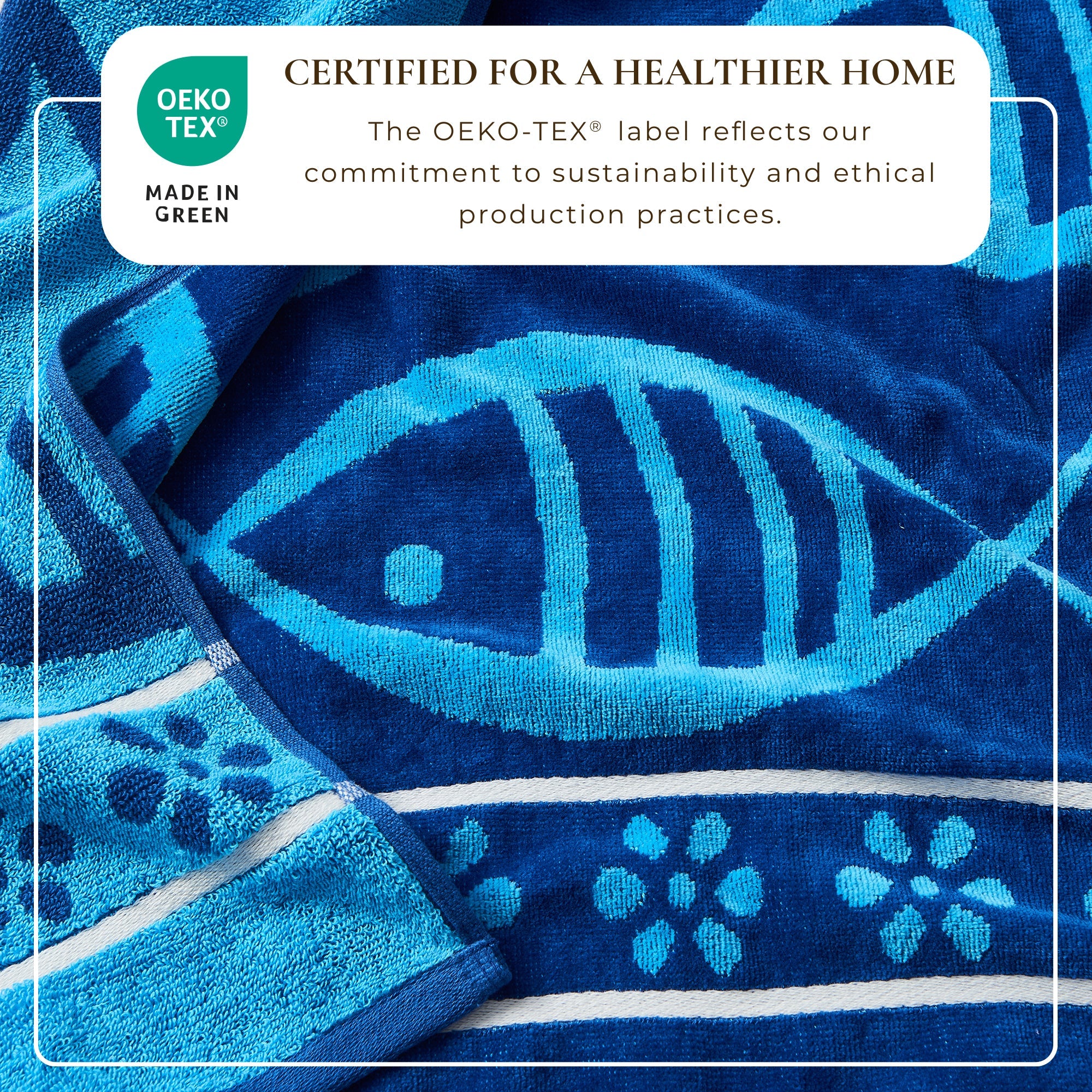 Cotton Velour Beach Towel - Maui Collection