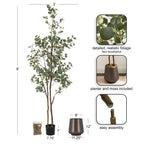 Eudora Faux Eucalyptus Tree