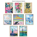 Sylvie Fish Creek Harbor Framed Canvas by Rachel Christopoulos