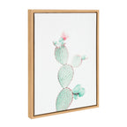 Sylvie Prickly Pear Framed Canvas by Simon Te Tai