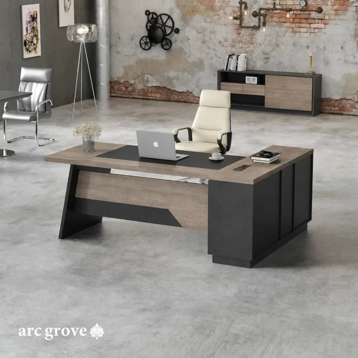 Linton · Modern L-Shaped Executive Desk