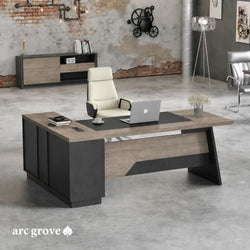 Linton · Modern L-Shaped Executive Desk