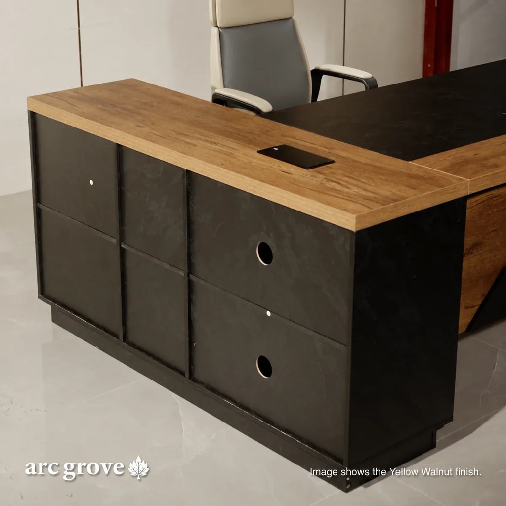 Linton · Modern L-Shaped Executive Desk