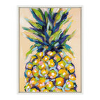 Sylvie Pineapple Study No 2 Framed Canvas by Rachel Christopoulos