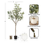 Eudora Faux Eucalyptus Tree