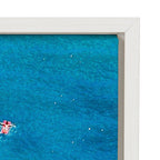 Sylvie Tropical Beach Framed Canvas by Simon Te