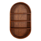 Hutton Wood Capsule Wall Shelf