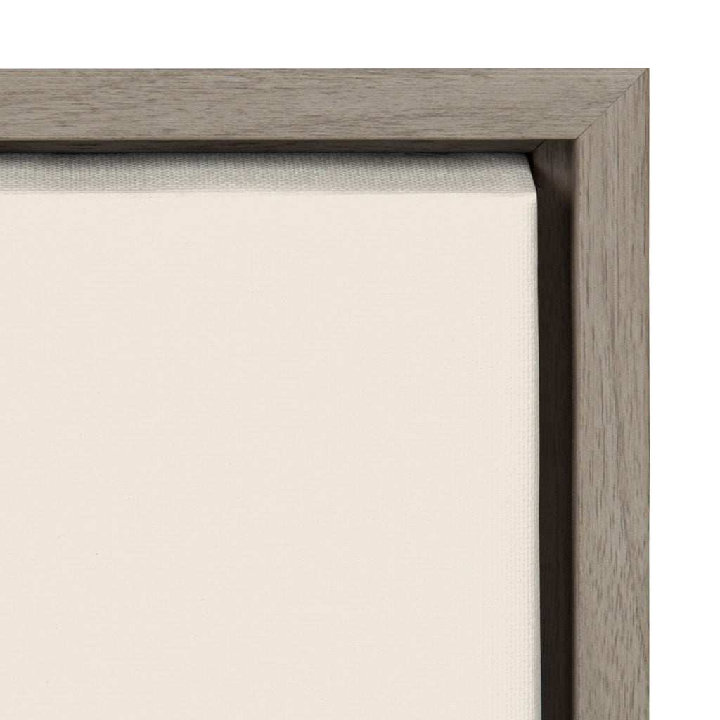 Sylvie Indigo Morning View Framed Canvas by Hannah Beisang