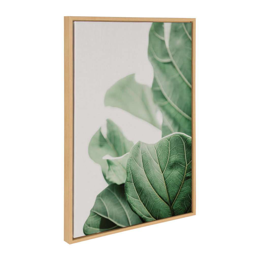 Sylvie Plant Study 7 Framed Canvas by Alicia Abla