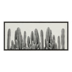 Sylvie Looking Sharp Cactus Garden Framed Canvas by The Creative Bunch Studio