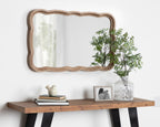 Hatherleigh Scallop Wood Wall Mirror
