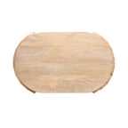 Cakora Capsule Wood Side Table