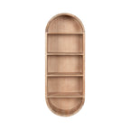 Hutton Wood Capsule Wall Shelf